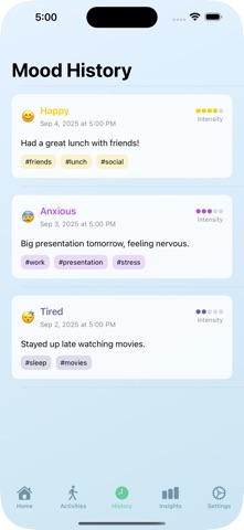 MoodBloom – Emotion Tracker Screenshot 4 of 9