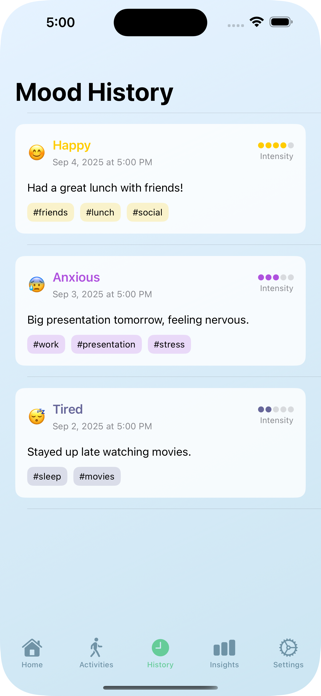 MoodBloom – Emotion Tracker Screenshot 4 of 9