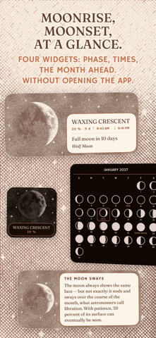 Plenilune — Moon Calendar iPhone screenshot