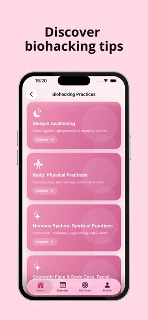 BeeHacker: biohacker coach screenshot 2