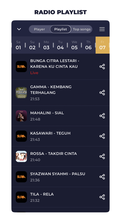 Radio Malaysia - MY FM Online Screenshot