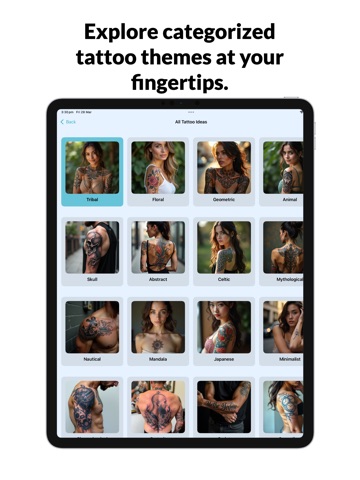 Tattoo Design Generator - AI iPad screenshot