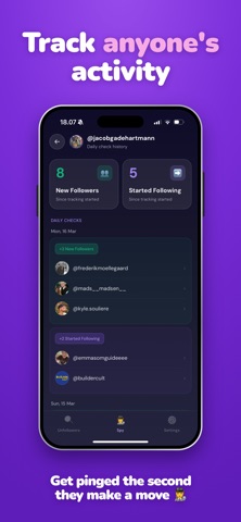 UnfollowCheck: Profile Viewer iPhone screenshot