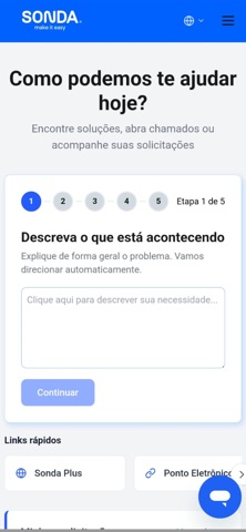 SonIA Solution Portal screenshot