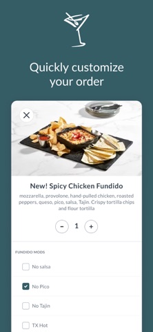 Bar Louie Rewards iPhone screenshot