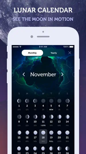 Moon Shine - Lunar Calendar screenshot 2