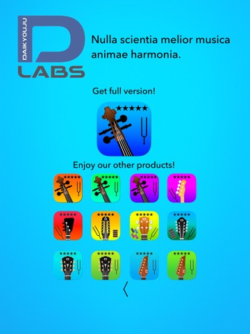 Viola Tuner Basic iPad screenshot