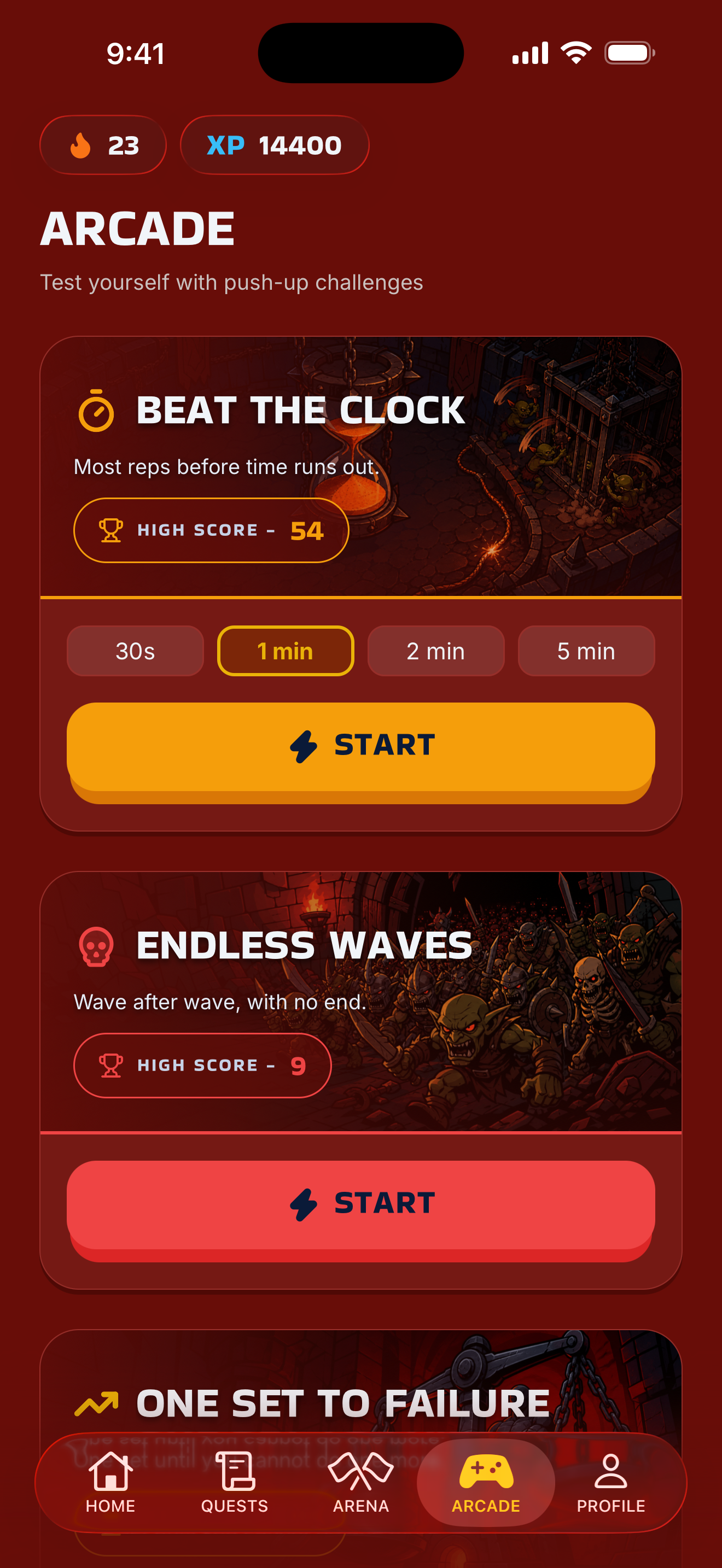 Pushup Warrior: Ranked 1v1 screenshot 6