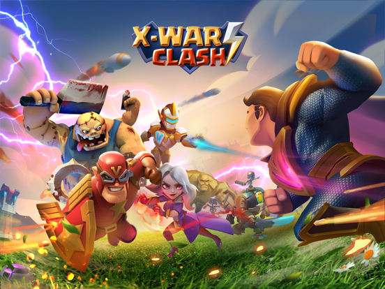 X-War: Clash of Zombies iPad app afbeelding 1