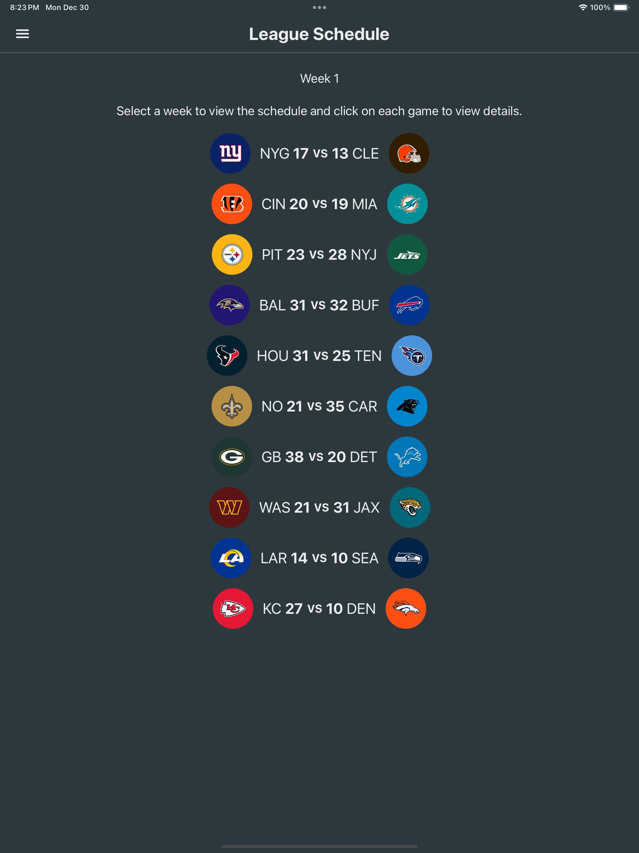 Dynasty Dashboard screenshot 19