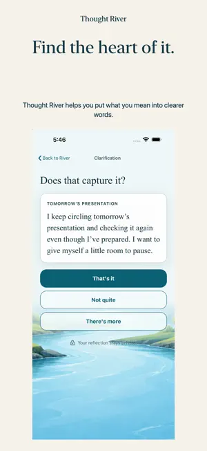 Thought River - Mindfulness screenshot 3
