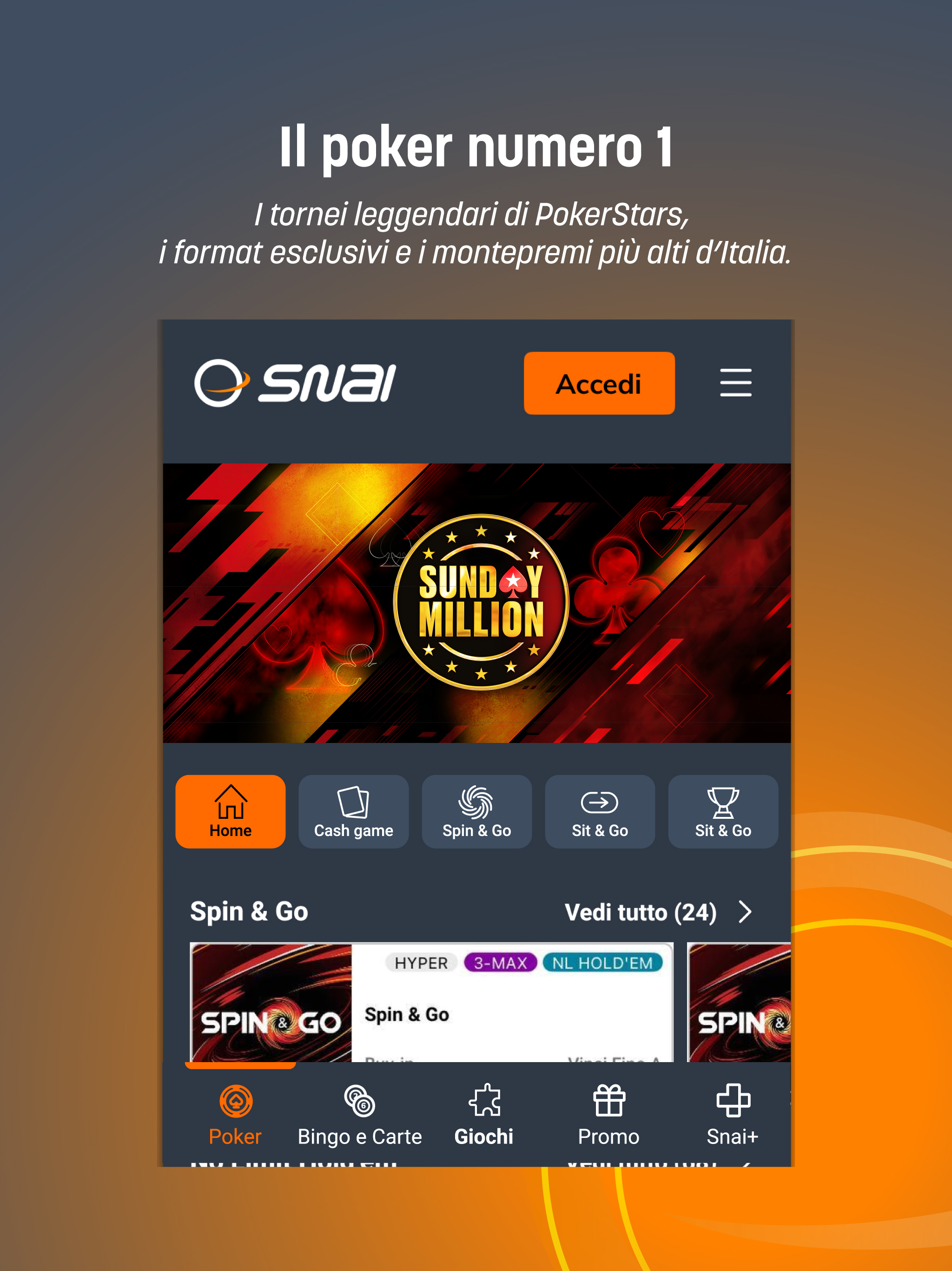 SNAI Poker, Carte e Bingo screenshot 6