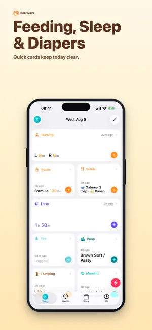 Bear Days: AI Baby Tracker screenshot 2