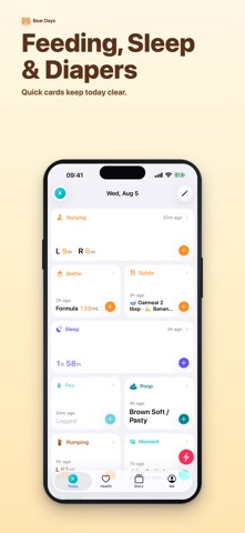 Bear Days: AI Baby Tracker Screenshot 2 of 7