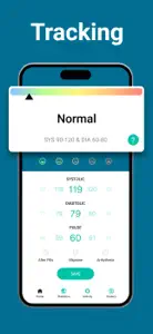 Blood Pressure App, Heart Rate screenshot #2 for iPhone