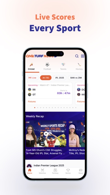 OneTurf News & Live Score