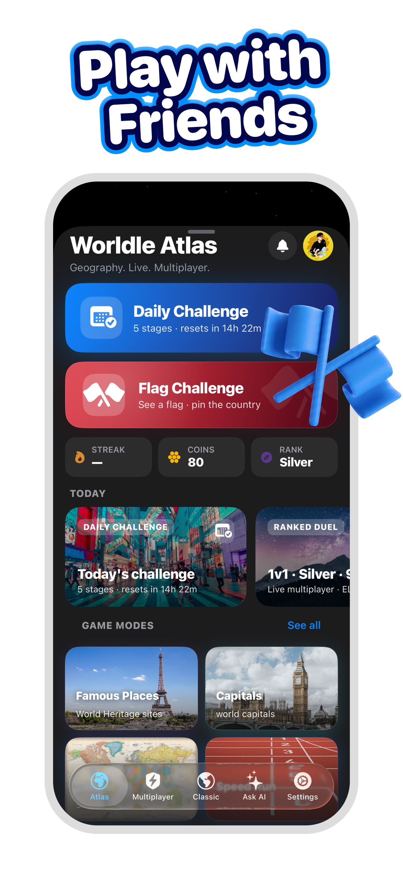 Atlas: Learn Geography Daily screenshot 5