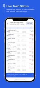Where is my Train Live Status screenshot