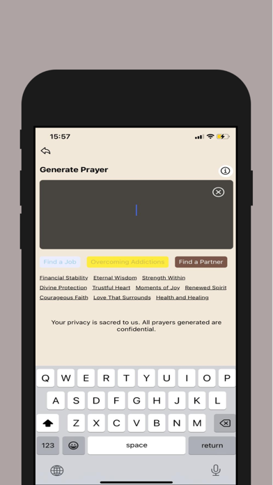 Faith Pad app screenshot
