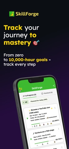 SkillForge - Skill Tracker screenshot
