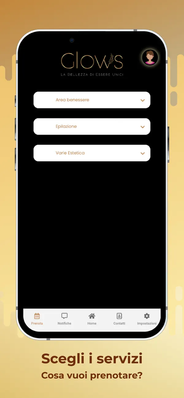 Screenshot #1 pour Glows salone di bellezza