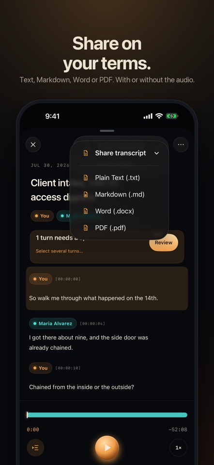 Interview: Voice to Transcript screenshot 5