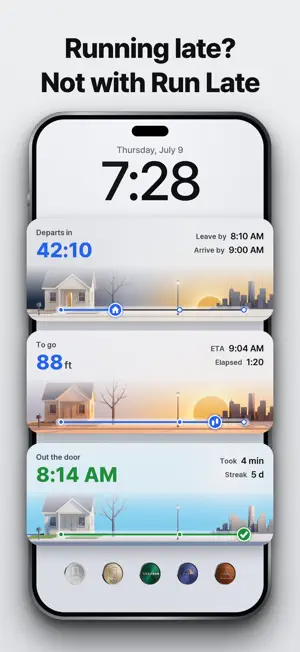 Run Late: GPS Alarm Clock screenshot 2