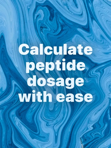 Peptide Calculator: PepFlow iPad screenshot