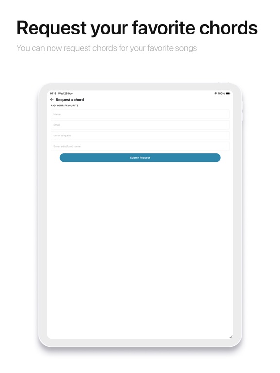 ChordPedia: Guitar Chords iPad screenshot