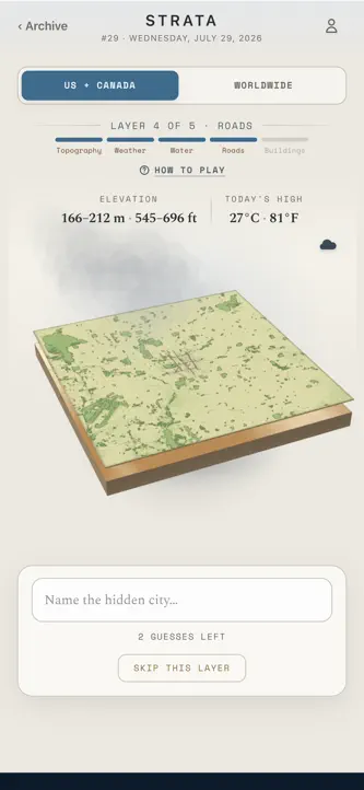 FlightQ: Daily Geography Game screenshot 1