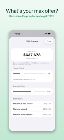 DealWise: Rental Calculator iPhone screenshot