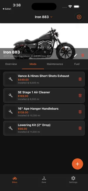 MotoMetrics screenshot 4