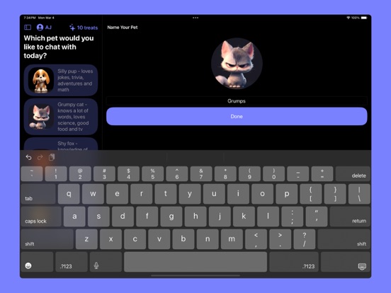 Screenshot #5 pour AI Pets: Super smart chat pals