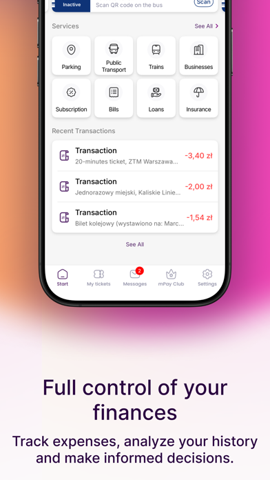 mPay - mobile payments iPhone screenshot 5