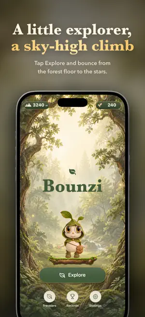 Bounzi: Jump to the Stars screenshot 1