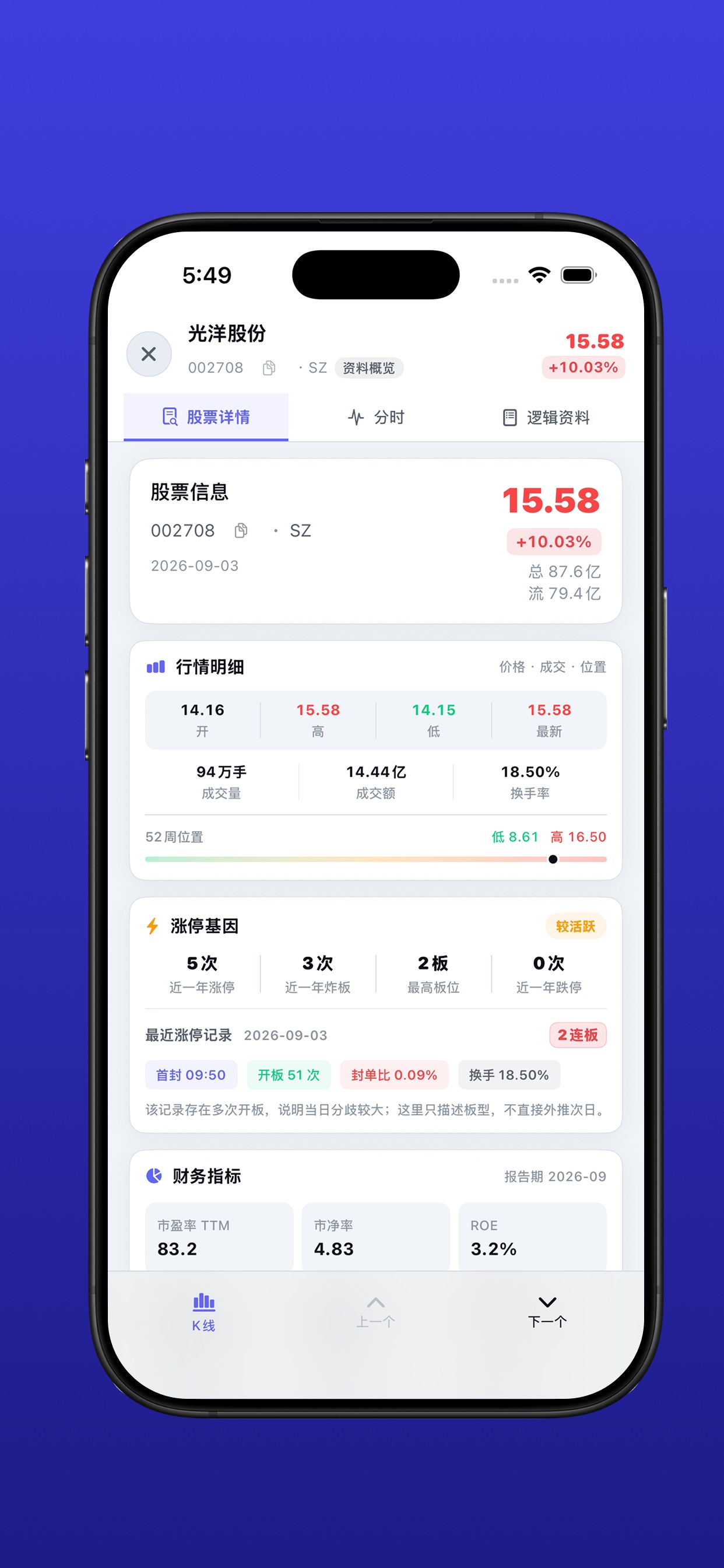 Screenshot 6 of StockClaw - A股涨停板分析