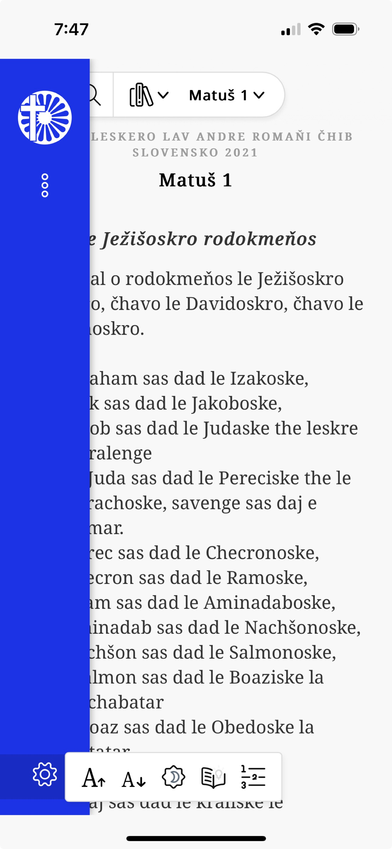 E Biblia Andre Romaňi Čhib