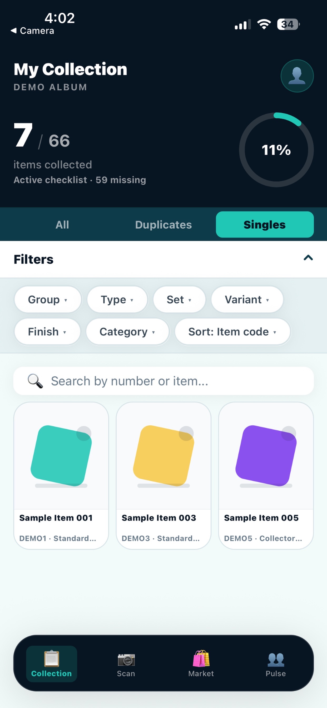 Screenshot 3 of CollectMatch