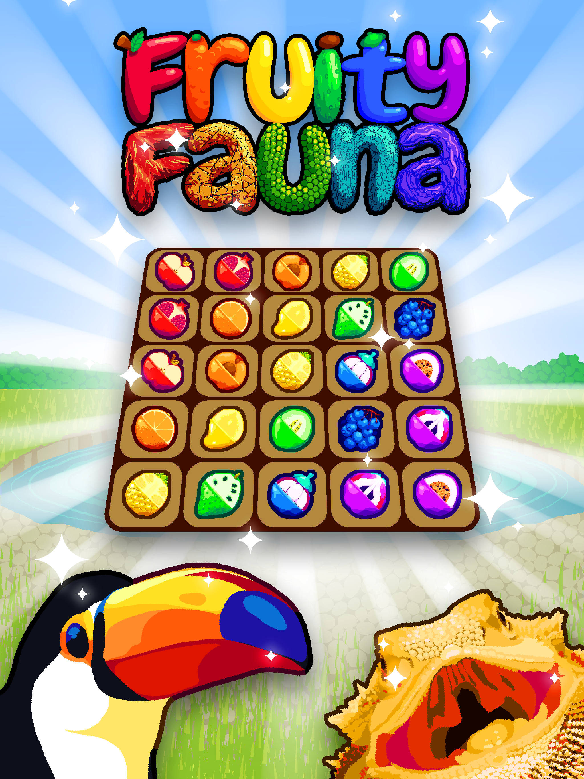 Fruity Fauna: Match & Collect