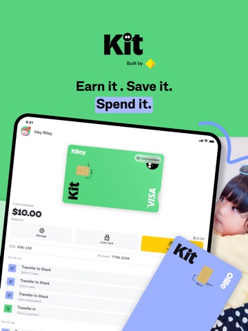 Kit - Pocket Money App & Card iPad screenshot 2