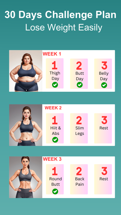 Wall Pilates Challenge & Fit Screenshot