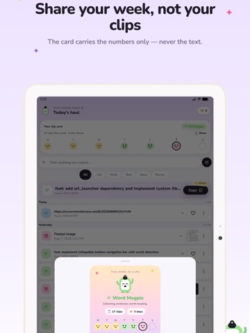 Clipboard Manager: ClipSync iPad screenshot