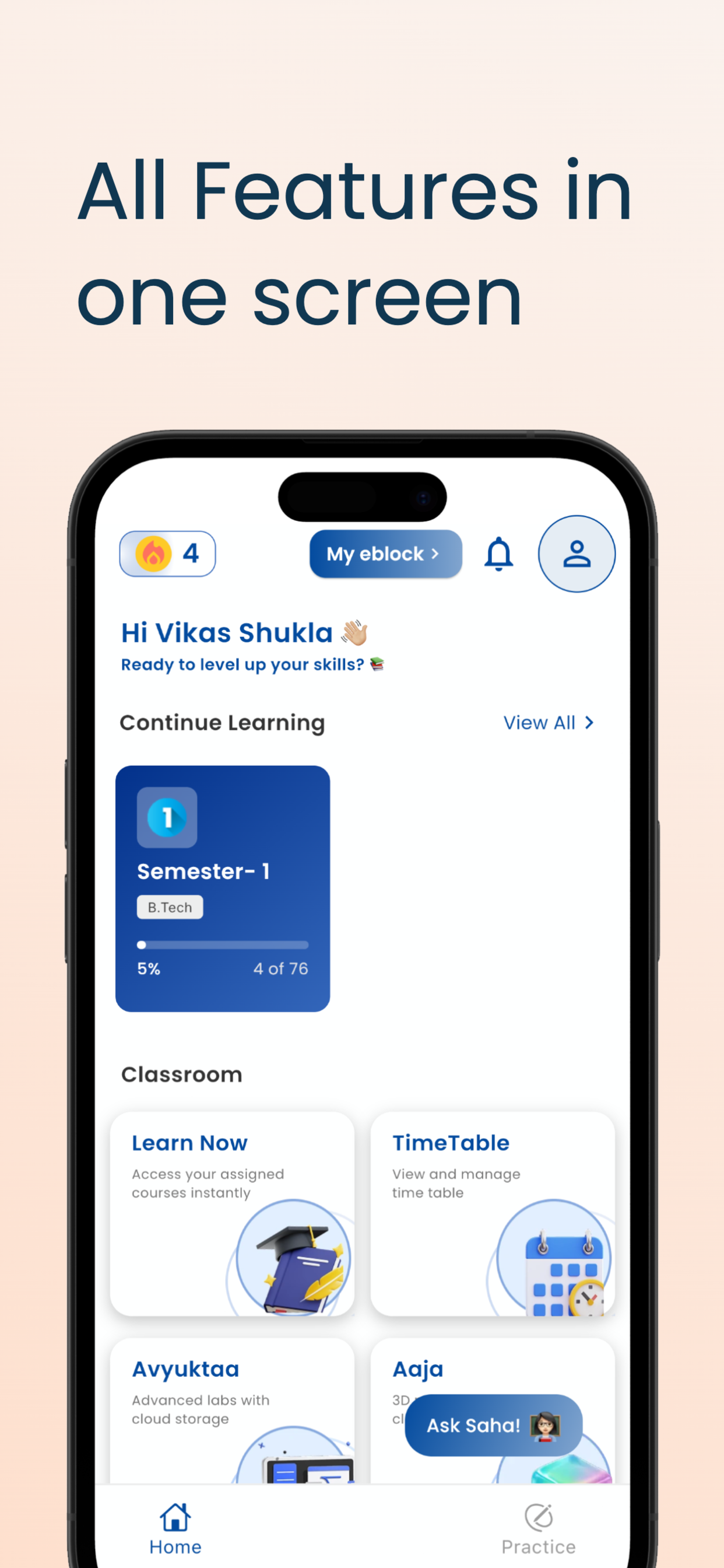 BMU Surat Learning App screenshot 3