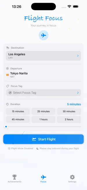 Flight Focus screenshot 1