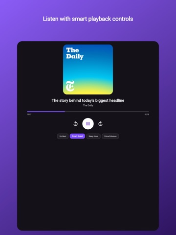 Podisodic iPad screenshot