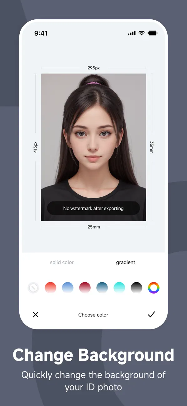 Screenshot #2 pour AI ID Photo
