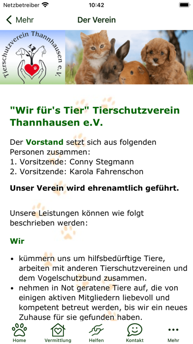 Tierschutzverein Thannhausen Screenshot
