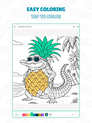 Brainrot Coloring Meme Art iPad screenshot