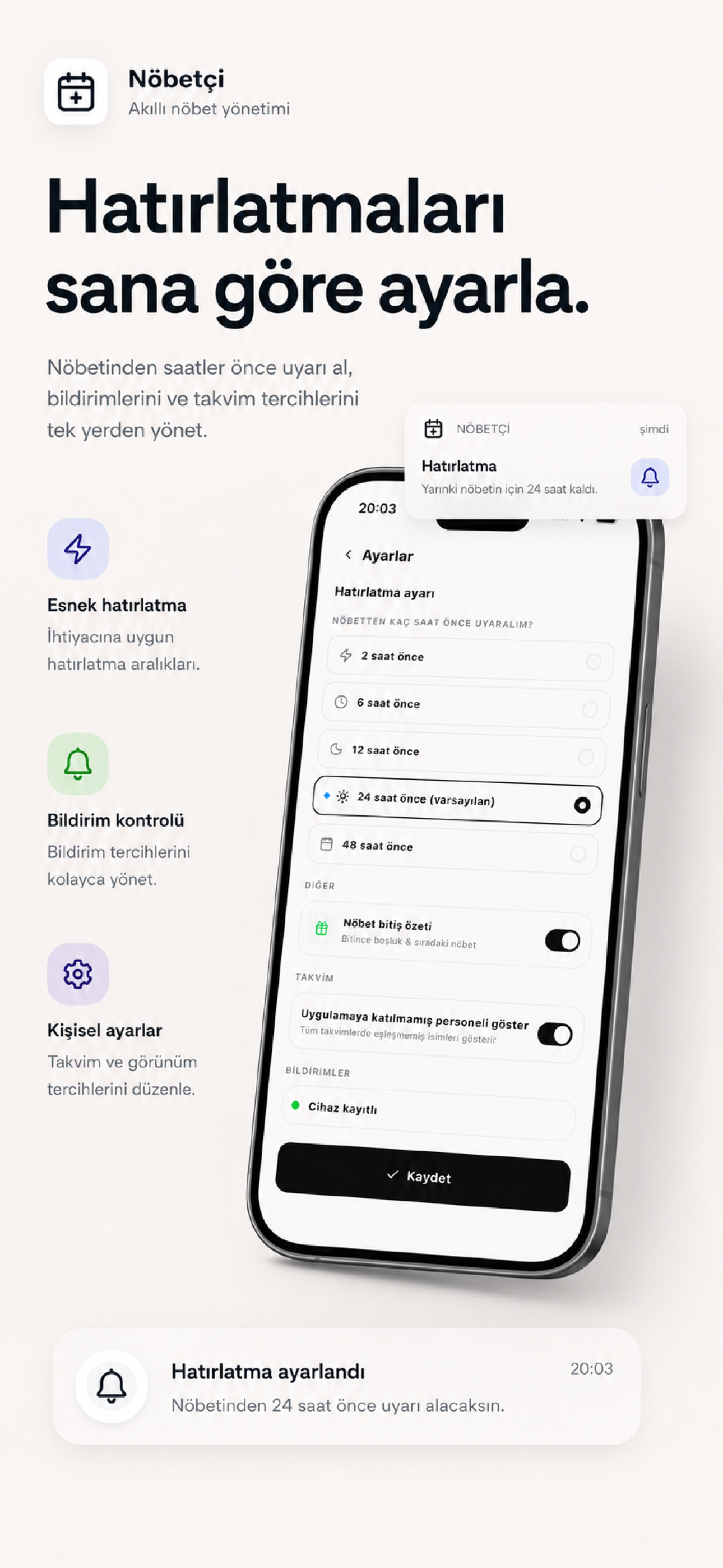 Nöbetçi: Nöbet Takvimi screenshot 3
