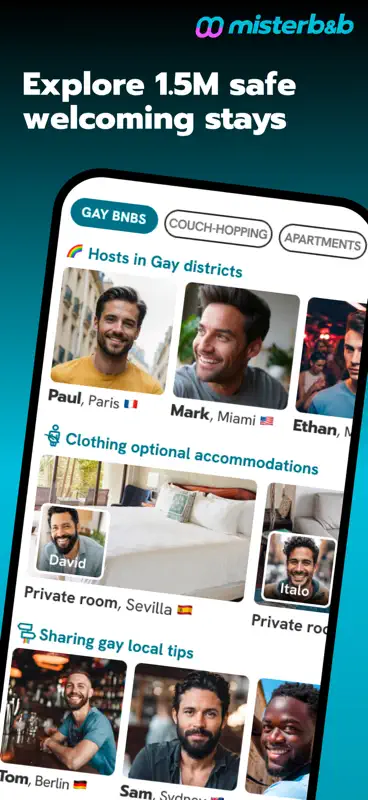 misterb&b – Gay Travel screenshot 2 of 5